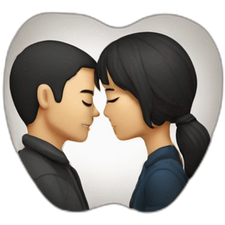 Couples kissing emoji