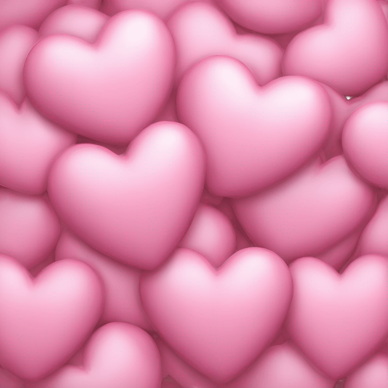 Pink hearts emoji