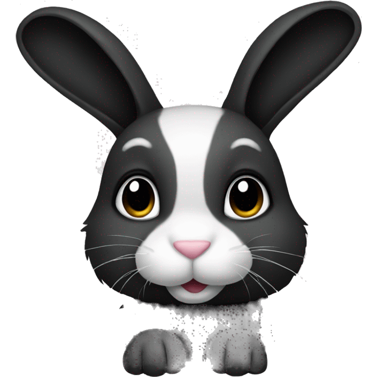 Bunny black emoji