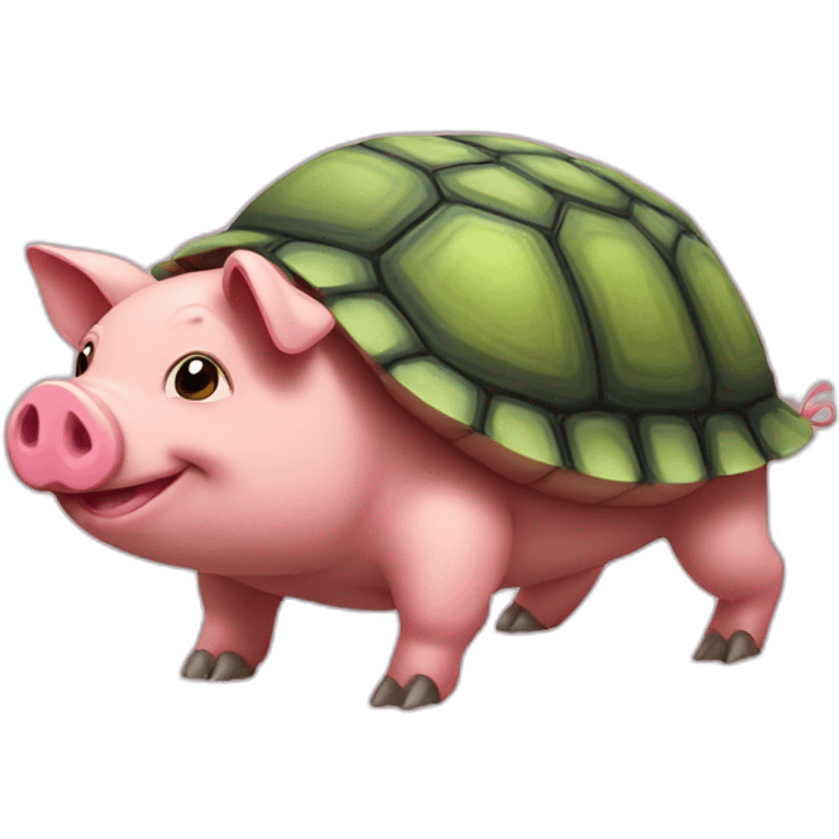 pig-turtle emoji