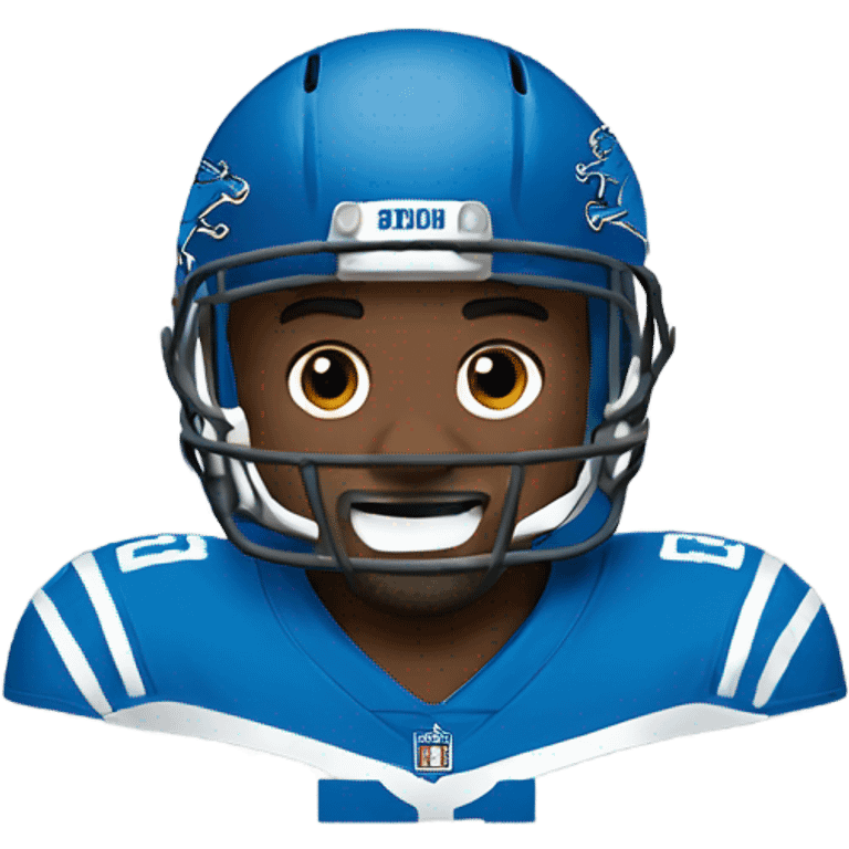 Detroit lions player emoji