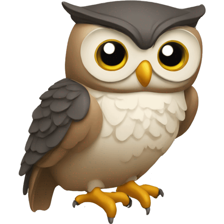 Wise owl emoji