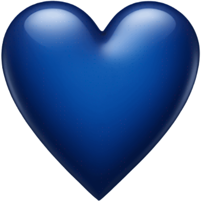 navy blue heart emoji