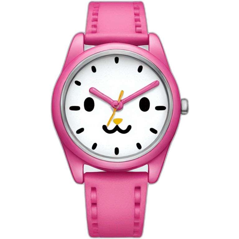 Hello kitty watch emoji