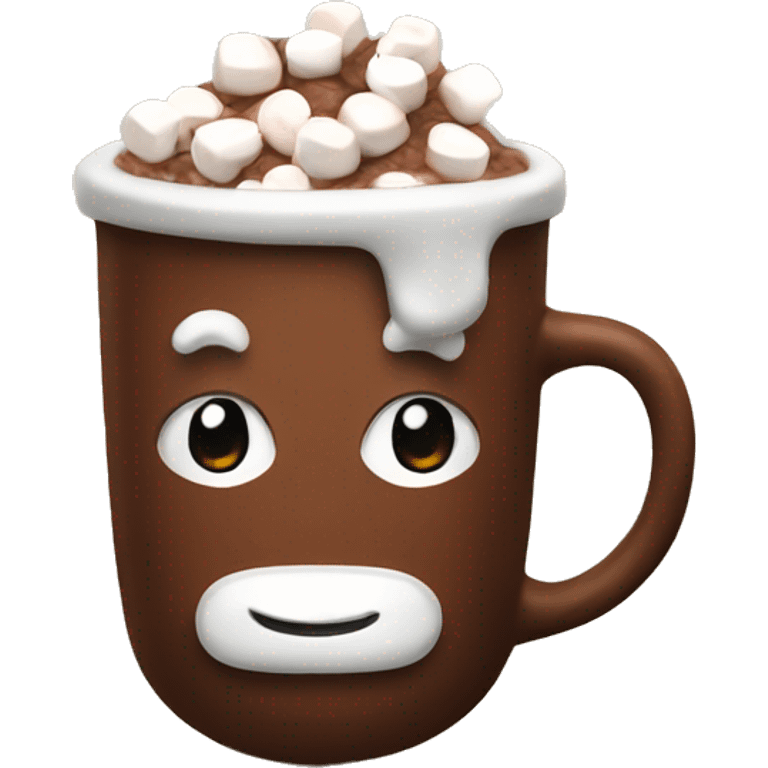 cocoa with marshmallows emoji