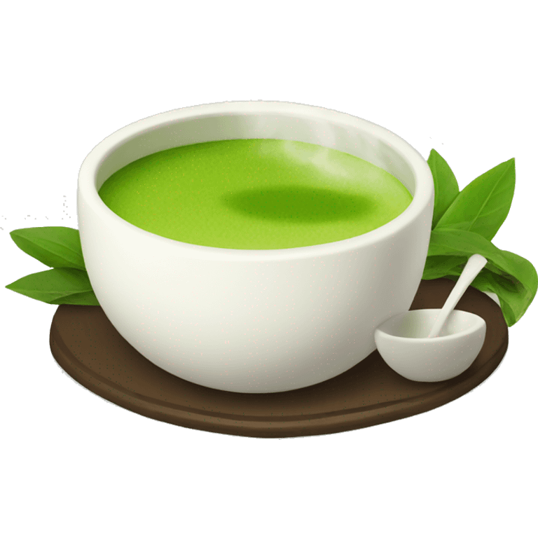 Hot matcha emoji