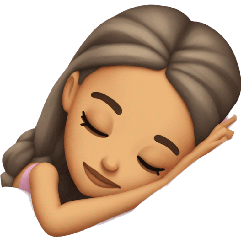 Ariana Grande sleeping emoji