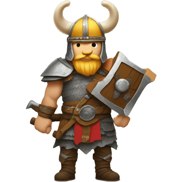 Viking with puzzle piece emoji