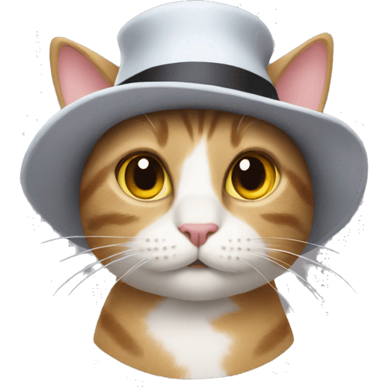 Cat in a hat  emoji