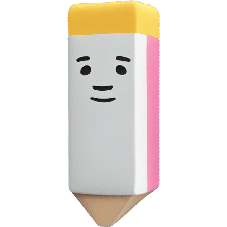 cute pencil eraser emoji