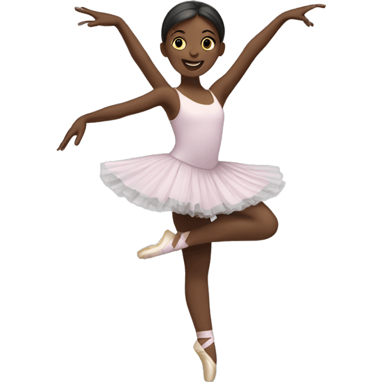 Girl dancing ballet emoji