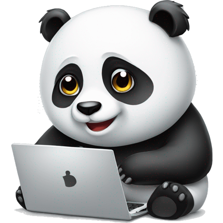 panda with laptop emoji