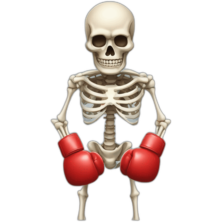 Skeleton boxing nurmagomedov emoji