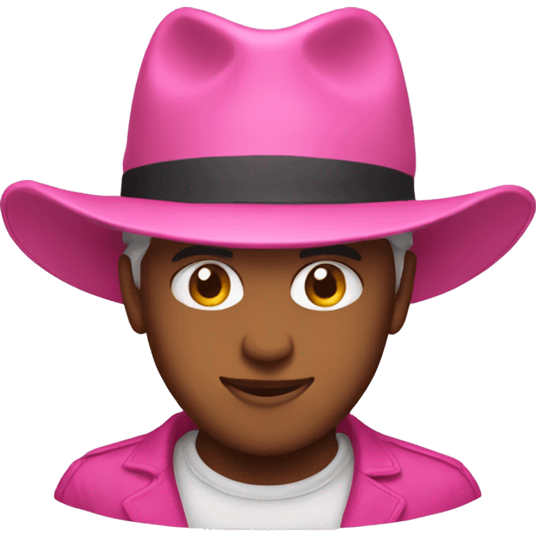 Pink hat emoji