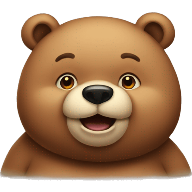 chubby bear  emoji