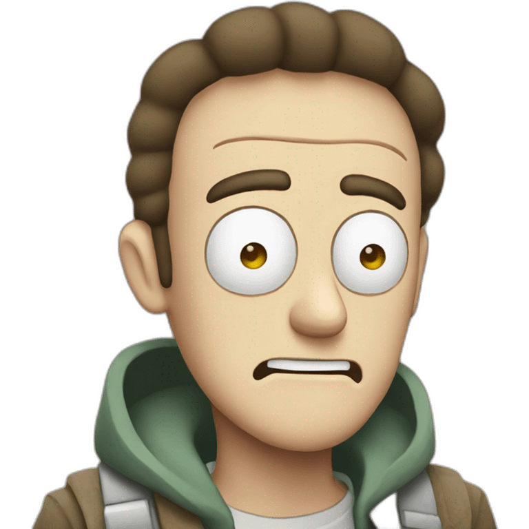 Rick from Rick and morty emoji