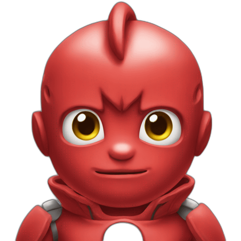 red baby Digimon creature emoji