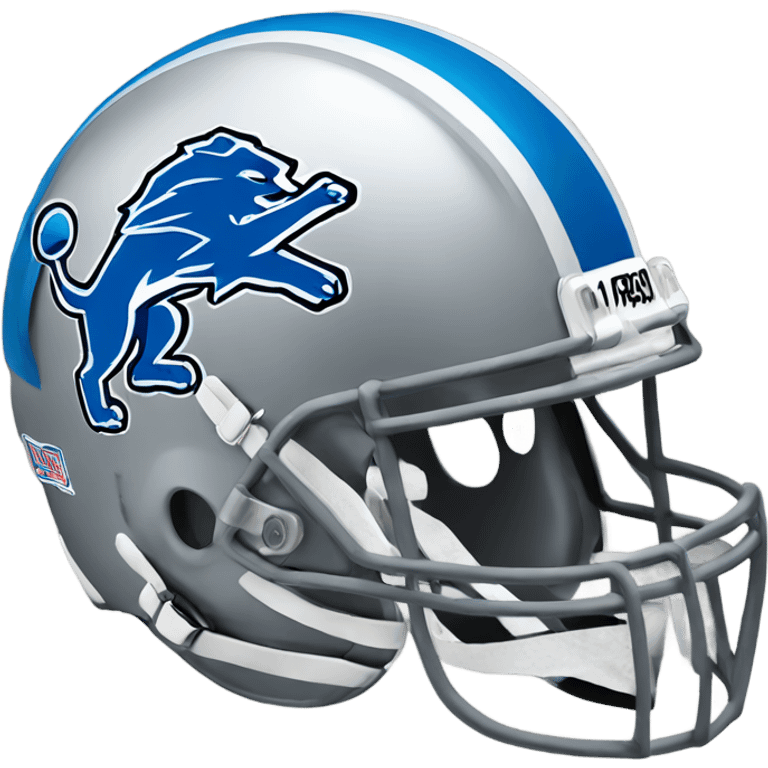 Detroit lions helmet emoji