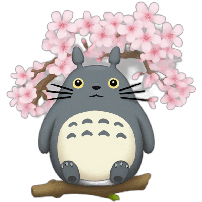 Totoro sakura emoji