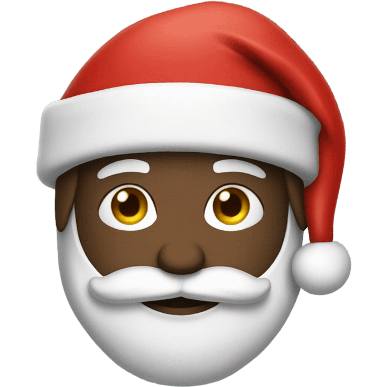 Football player with Santa hat emoji