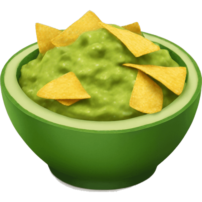 Guacamole and chips  emoji