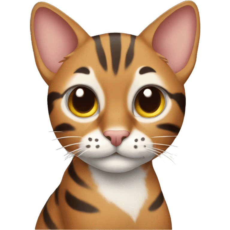 cat bengal  emoji