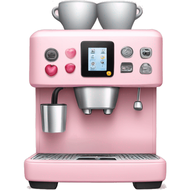 Light Pink coffee machine  emoji