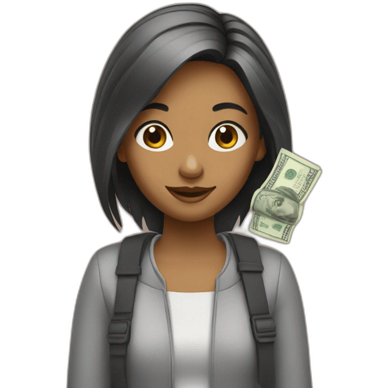 girl with money emoji