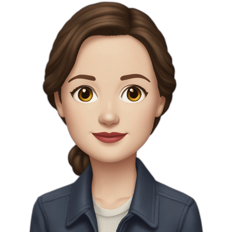 Hyper realistic Rory Gilmore Gilmore girls emoji