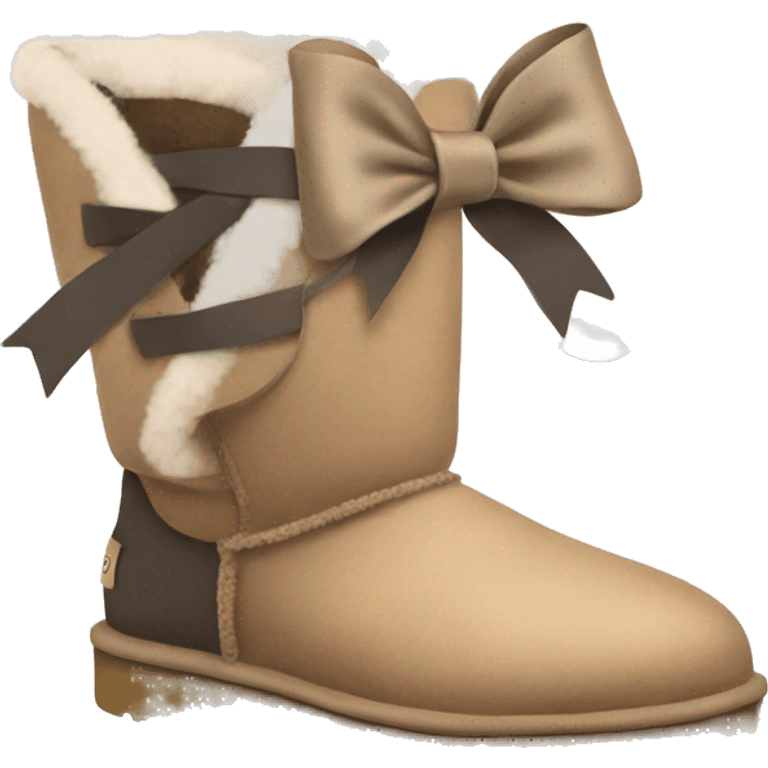 Ugg with bow emoji