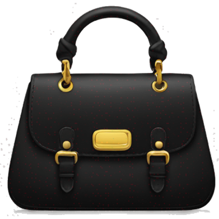 Black handbag  emoji