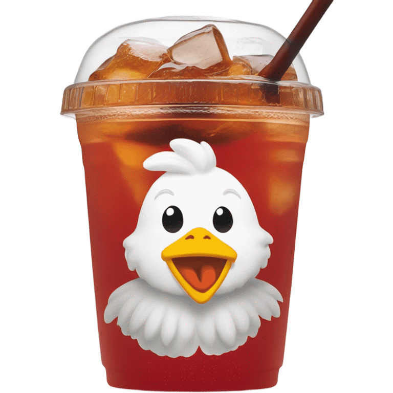 A chick-fil-a sweet tea cup emoji