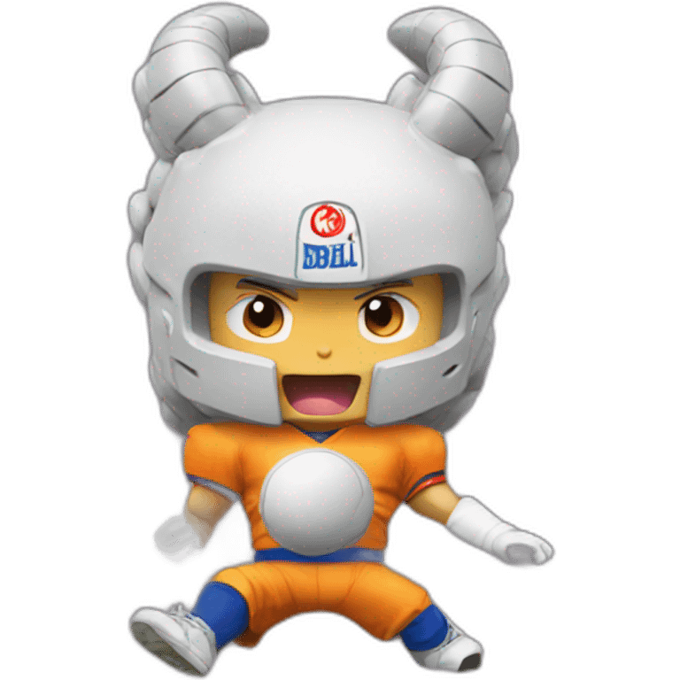 Dragon ball play football  emoji