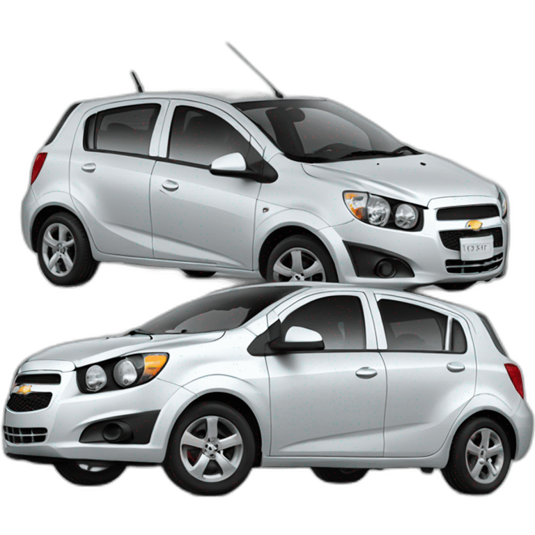 Chevrolet Aveo Blanco 2018 emoji