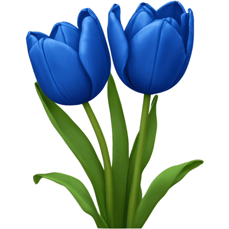 royal blue tulips emoji