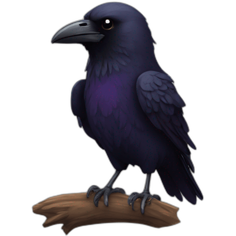 cute raven emoji