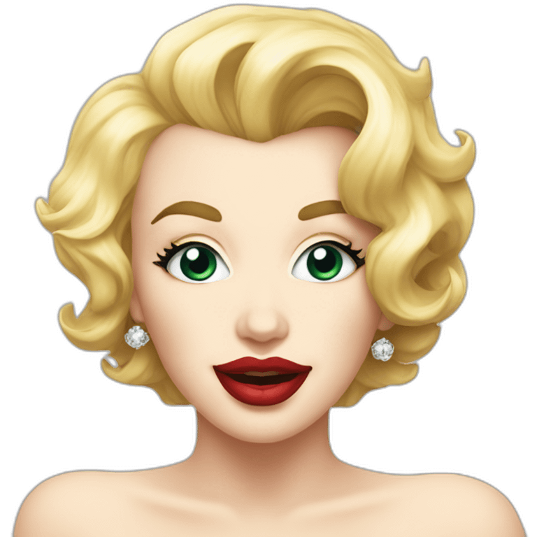 sexy marilyn monroe face emoji