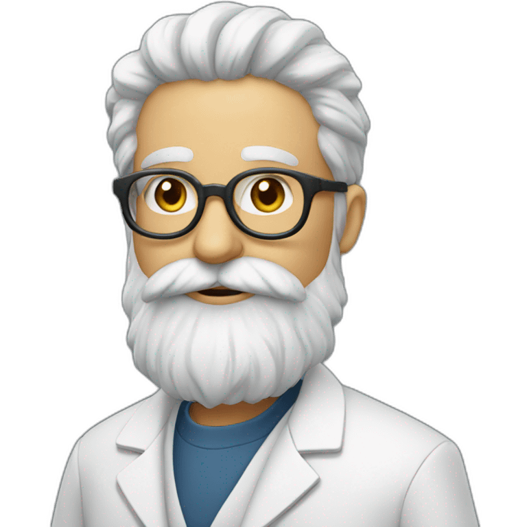 scientist-with-beard-with-owl emoji