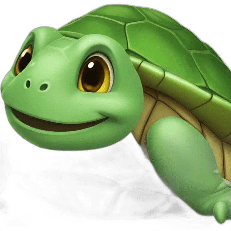 Chat sur tortue emoji