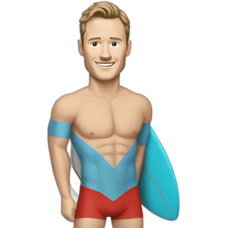 Jonathan Toews as surfer emoji