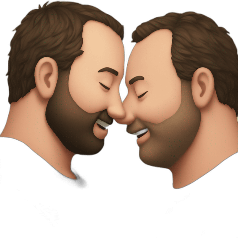 tom segura kissing bert kreischer emoji