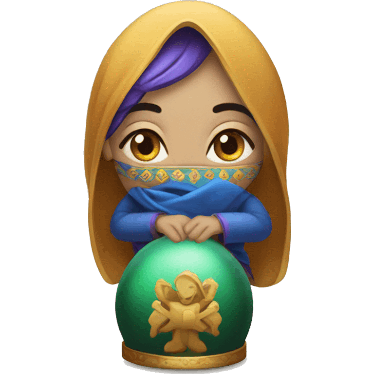 Bulgarian female fortune teller emoji