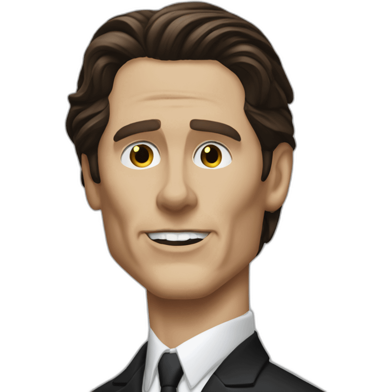 Christian Bale American psycho emoji