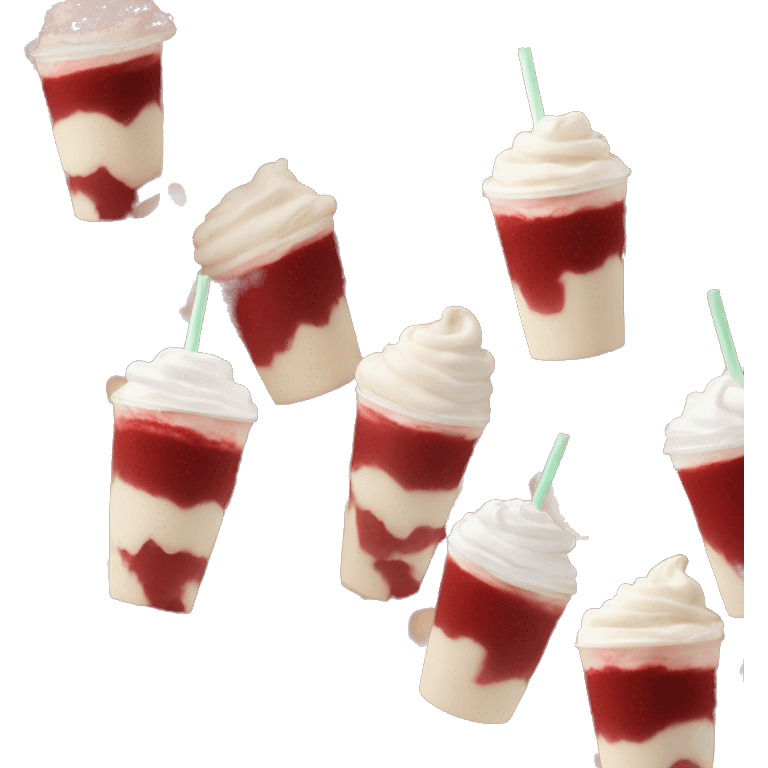 Red velvet frapuccino emoji