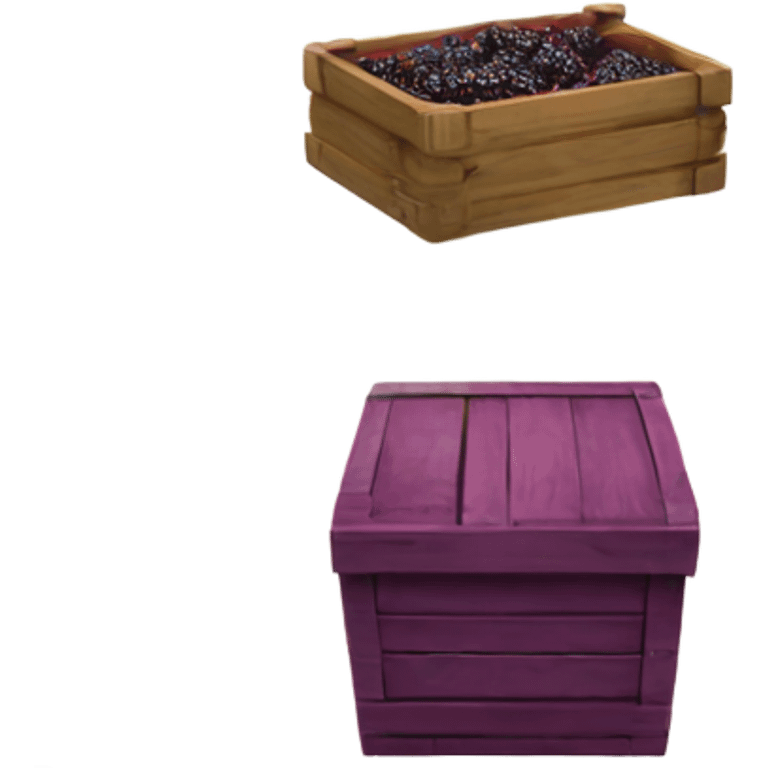 Apple blackcurrent fruit box emoji