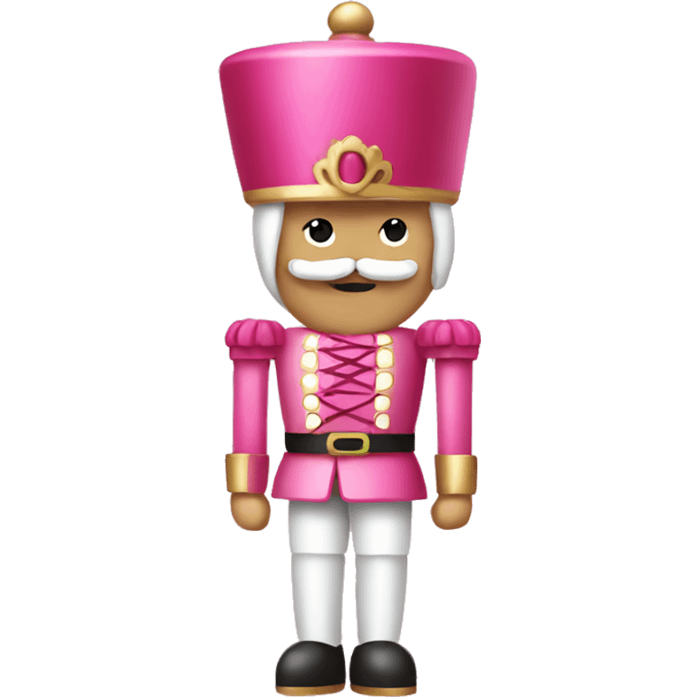 Pink nut cracker emoji