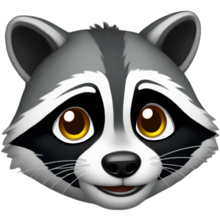 gay racoon emoji