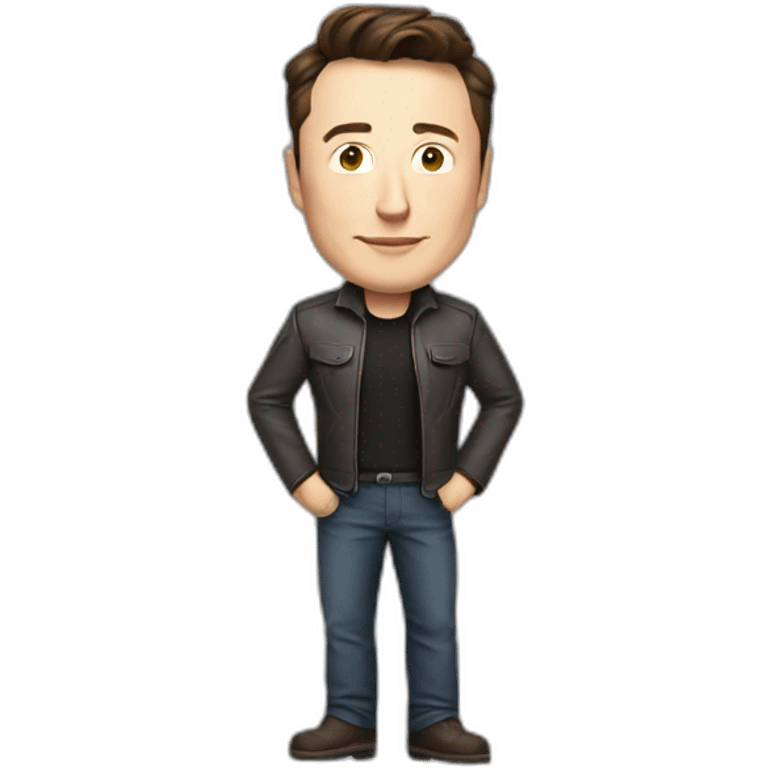 Elon musk standing emoji