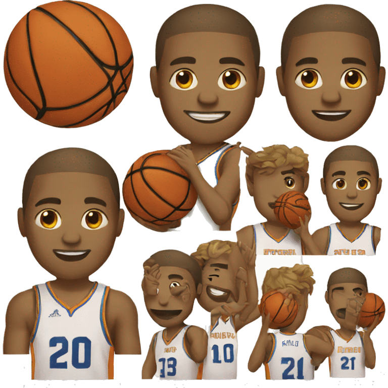 Jugadores basketball emoji