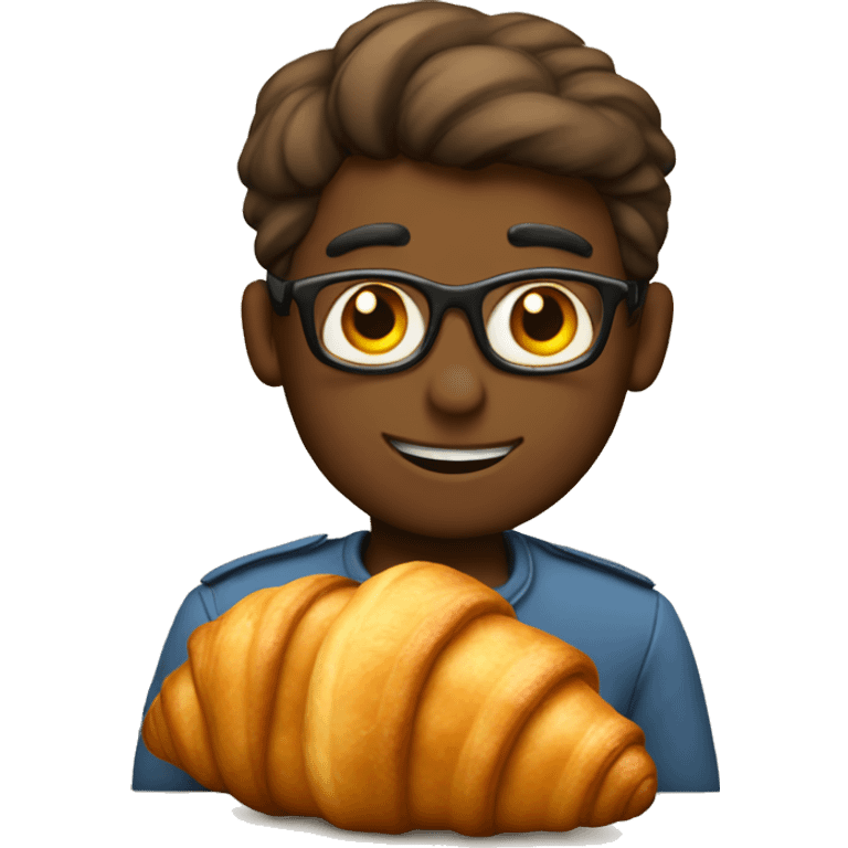 Croissant love  emoji